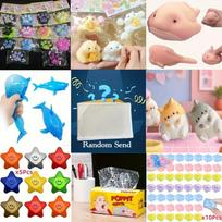 Surprise Mystery Box Squishy Cute Animal Squeeze Toy Adult Soft Pinch Pop Fidget Toys Colorful Entertainment Games Holiday Gifts