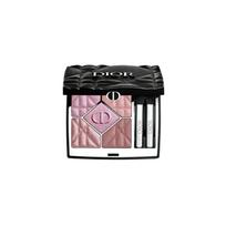 Dior 5 atspalvių dygsniuota akių šešėlių paletė #855 Rose Moiré Prabangi matinė ir blizgi akių makiažo paletė su dvipusiais makiažo šepetėliais balta