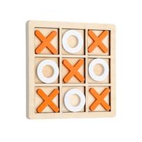 Montessori XO Šachmatų Dėlionė 3D Geometrinės Figūros Stalo Žaidimai Vaikams Vaikų Edukaciniai Mediniai Žaislai