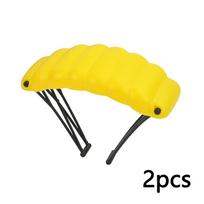 Military PUBG Equipment Accessories 2Pcs MOC WW2 Round Parachute Locking Building Block Army Soldier  Figures Kid Toys
