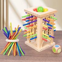 Stick Pull Game Set - Colorful Puzzle Game That Develops Strategic Thinking Fine Motor Skills And Fun Multiplayer Interaction