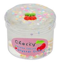 1pc 70ml Clear Slime, Large Size Fluffy Stretchy Sensory Toy, Stress Relief Putty for Kids Adults, DIY Crystal Jelly Clay