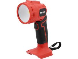 Akumuliatorinis žibintuvėlis dirbtuvėms ir statybos darbams 18V 300lm COB LED pasukama galvutė be akumuliatoriaus YT-829690 YATO