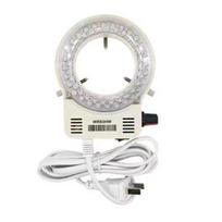 AC 90-240V LED Ring Light 56 LED Bubbles Magnifier Light Industrial Illuminator Lamp  Binocular White US Plug