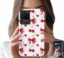 Etui Do Samsung Galaxy S20 Ultra - Czerwone Wstążki Wstążka Modne Wzory