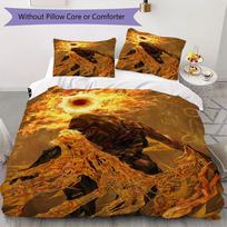 Elden Ring Pattern Bedding uilt Set uilt Cover Pillowcase Home Decoration Birthday Gift (1 * duvet cover + 2 * pillowcase without core) 135x200cm