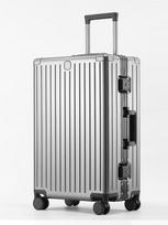 2025 Aluminum-Magnesium 26  Large-Capacity Trolley Case & 20  Carry-on Suitcase 20-inch