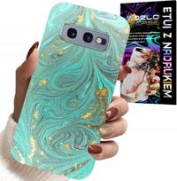 Etui Do Samsung Galaxy S10E - Marmurkowe Wzory + Folia Hydrożel