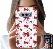 Etui Do Samsung Galaxy S10E - Czerwone Wstążki Wstążka Modne Wzory