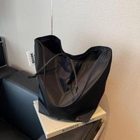 Minimalist Lazy Wind Tote Shoulder Bag Women's Large Capacity Underarm Bag Student Class Bucket Bag Retro Shopping Bags juoda