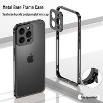 iPhone 12 Pro Max Cooling Metal Frame Case with Seahorse Buckle and Drop Protection DY03 - iPhone 12 Pro Max