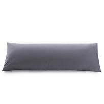 51*137cm Long Body Pillowcase Ultra Soft Cotton Pillow Case Solid Color Long Lovers Wedding Pillowcases Decorative Throw Pillow 1 Pcs