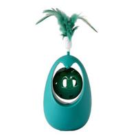 Cat Toys with Natural Catnip Plastic Interactive Cat Toy Teeth-Cleaning and Dental Care Wobble Toy for Indoor Cats, Self-Play B mėlyna