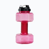 Dumbbell Shape Sports Kettle Creative Drink Bottle Fashion Outdoor Travel Cup  Camping Red-2200ML