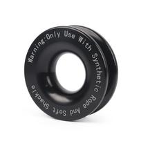 Winch Snatch Recovery Rings 41000lbs Break Strength Rope Retention Pulley Trailer Towing Wheel For ATV UTV SUV Truck Off-Road