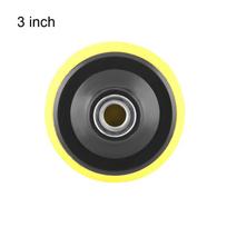 3/4/5/6/7'' New Black Professional Hook & Loop Backing Plate Polisher Buffing Car M14 Pad