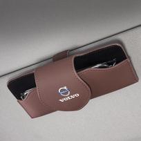 Car Glasses Case Auto Sun Visor Holder Sunglasses Clip For Volvo XC-Classic V60 V40 XC90 S60 XC60 V70 S90 XC40 V90 C40 S40 S80L ruda