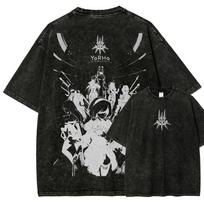 Nier Automata Washed Tshirt personality Clothes Suitable for all seasons Plus Size Unisex Streetwear high quality hot product S