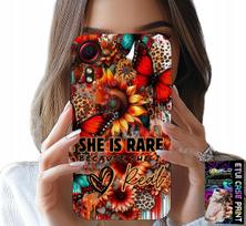 Etui Do Samsung Galaxy Xcover 5 - She Is Rare, Słoneczniki, Kwiaty, Motyle