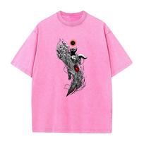 Japan Anime Berserk Guts Graphic Printed T Shirt Men Washed Cotton Tshirts Vintage Manga Tshirt Harajuku Male High Quality Tops S