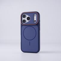 Phantom Skin Magnetic iPhone 17 Pro Max Case with Full Coverage Drop Protection 16 Pro mėlyna