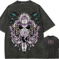 Hoshino Ai OSHI NO KO Anime Tshirt For Men Clothing Summer Short Sleeve Tee Shirt Vintage Yk Washed  Cotton Tshirts L