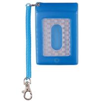 Reimei Fujii Pass Case Easily Visible Reflective Studymate Blue GLP609A