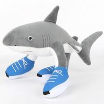 Tralalero Tralala 40cm Funny Shark Plush Toy with Sneakers, Soft Cuddly Stuffed Animal for Kids and Adults Birthday Gift