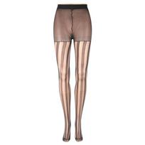 Victorian Lolita Women Girl Sexy Punk Vertical Stripe Tights Pantyhose Stockings Black One Size juoda