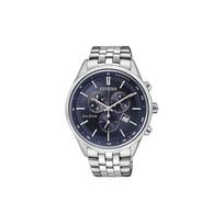 CITIZEN Eco-Drive serija Eco-Drive plieninė apyrankė Foto-Galia Kvarcinis plieninė apyrankė Vyriškas laikrodis Mėlynas ciferblatas AT2141-52L mėlyna