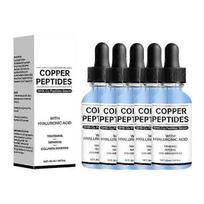 1-5x Copper Peptides Serum for Face - with GHK-Cu and Hyaluronic Acid - Anti-Aging Facial Serum 2