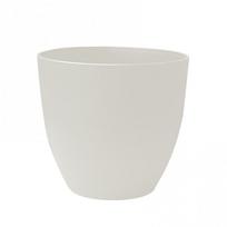 Fashion Plastic Bonsai Flowerpot Frosted Imitation Stone Succulent Flowerpot Large-capacity Balcony Plant Pot for Home (White,Giant) balta