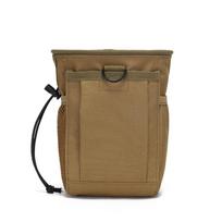 Oxford Drastring Waist Bag Durable Waist Fanny Pack Versatile Nylon Mobile Phone Pouch  Training chaki