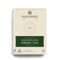 Makaibari Darjeeling Organic Whole Leaf Green Tea 250 g Monocartn Premium Handpicked Loose Leaf 125 Cups Antioxidant Rich