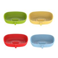 Silicone Ice Cream Holder Two in One Popsicle Stand Leakproof Design Reusable Ice Cream Support for Home Kitchen Outdoor Use Pack of 4 One Size