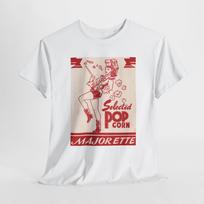 Vintage Movie Popcorn Graphic Tshirt Tops Tee, Humor Shirt, Movie Night Apparel, Gift 4XL