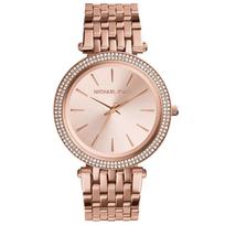 Michael Kors MK3192 Women's Darci Rose Gold Stainless Steel Watch 39mm ryškiai rožinė