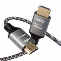 Solidny Kabel Przyłącze Hdmi - Hdmi Plecionka 8K 4K 5M