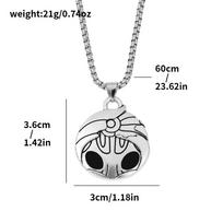 Fashion gaming jewelry accessories, Hollow Knight-themed necklace, popular game Silk Song hip-hop necklace accessory
