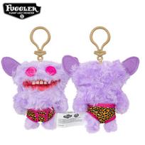 Fuggler Tooth Monster Keychain Plush Toys Cute Wide Eyed Weirdo Screech Funny Ugly Tooth Monsters Dolls Pendants Gifts