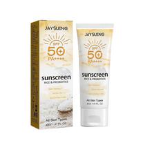 Jaysuing Probiotic Rice Organic Protective Cream Non-Greasy Face And Body Outdoor Uv Protection Cream