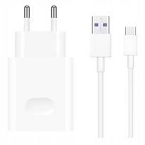 Ładowarka Sieciowa 25W Huawei Supercharge + Kabel Usb Typ C Oryginalna
