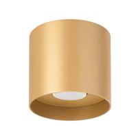 Spot Sufitowy Okrągły Złoty Ø12 Cm 1Xgu10 10W Mika Sl.1283 Sollux Lighting