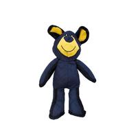 Durable Plush Bear Dog Toy with Reinforced Stitching, Squeaker, Chew-Resistant Fabric for Medium to Large Dogs One Size