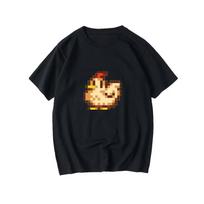 Pixel-style Stardew Valley Game Merchandise Fashion Summer T-shirt Short Sleeve Trendy Clothing for Men and Women Crew Neck S įvairiaspalvis