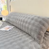 Winter Fluffy Plush Pillow Cover 50/120/150/180cm Long Body Couple Lover Pillowcase Faux Fur Throw Pillowcase Home Decor 50x50cm