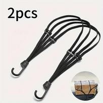 4-in-1 Multi-functional High Elastic Hook Adjustable Motorcycle Electric Bike Helmet Rear Seat Strap juoda