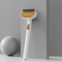 Pet Hair Remover Comb with One-Button Hair Push and Detangling Function Suitable for Long Hair Cats and Dogs Grooming Tool for Shedding and Thinning one size ruda