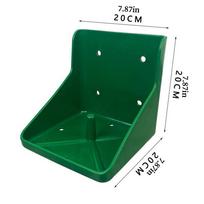 Cattle Sheep Horse Lick Brick Container Salt Block Holder Mineral Container Livestock Salt Block sturdy durable Holder Mineral žalia