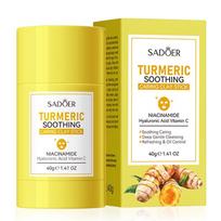 SADOER Turmeric Perilla Mud Face Mask Stick Clay Facial Masks Moisturizing Remove Blackhead Anti-aging Facial Mud Masks